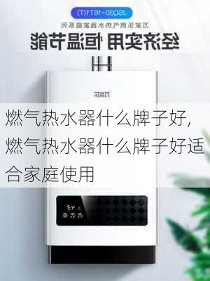 燃气热水器什么牌子好,燃气热水器什么牌子好适合家庭使用