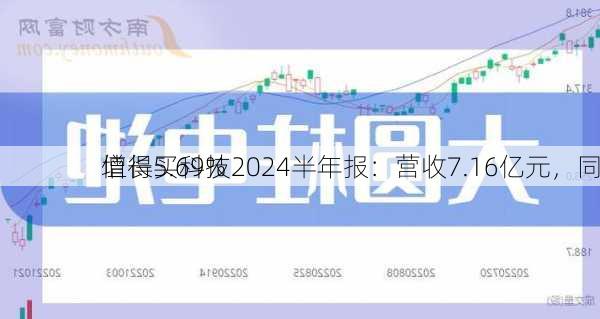 值得买科技2024半年报：营收7.16亿元，同
增长5.69%