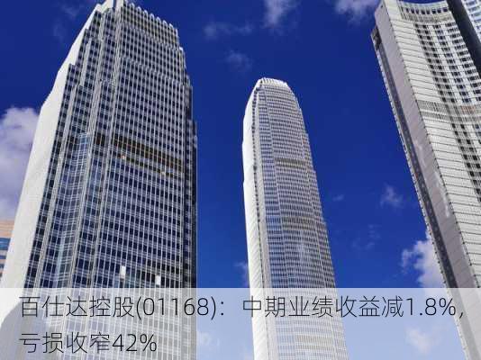 百仕达控股(01168)：中期业绩收益减1.8%，亏损收窄42%