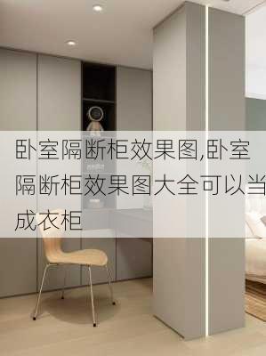 卧室隔断柜效果图,卧室隔断柜效果图大全可以当成衣柜