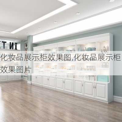 化妆品展示柜效果图,化妆品展示柜效果图片