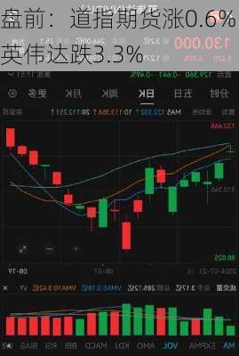 盘前：道指期货涨0.6% 英伟达跌3.3%