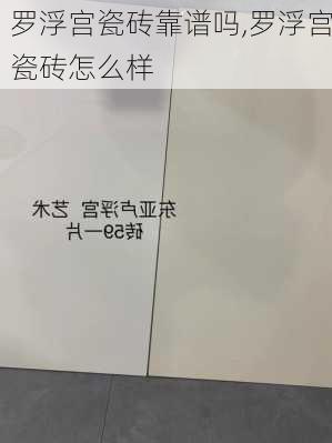 罗浮宫瓷砖靠谱吗,罗浮宫瓷砖怎么样