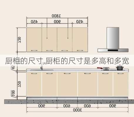 厨柜的尺寸,厨柜的尺寸是多高和多宽