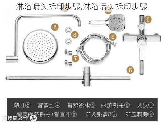 淋浴喷头拆卸步骤,淋浴喷头拆卸步骤