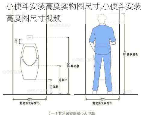 小便斗安装高度实物图尺寸,小便斗安装高度图尺寸视频