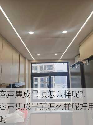 容声集成吊顶怎么样呢?,容声集成吊顶怎么样呢好用吗