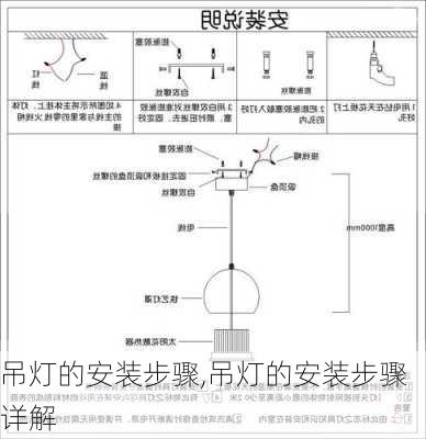 吊灯的安装步骤,吊灯的安装步骤详解