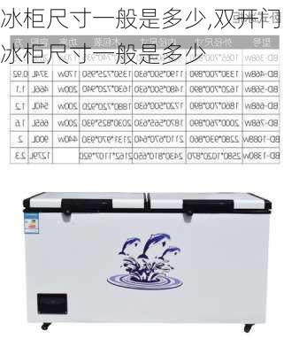 冰柜尺寸一般是多少,双开门冰柜尺寸一般是多少