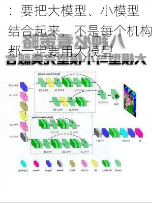 
：要把大模型、小模型结合起来，不是每个机构都一定要用大模型