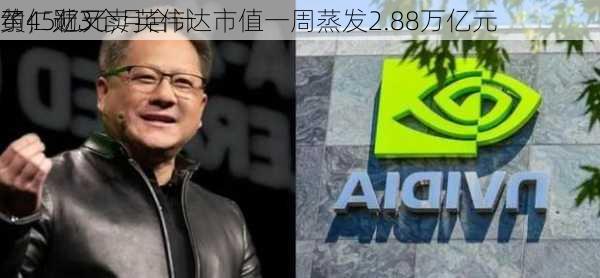 黄仁勋又卖
了，近3个月合计
约45亿元，英伟达市值一周蒸发2.88万亿元