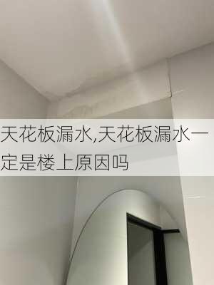 天花板漏水,天花板漏水一定是楼上原因吗