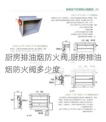 厨房排油烟防火阀,厨房排油烟防火阀多少度