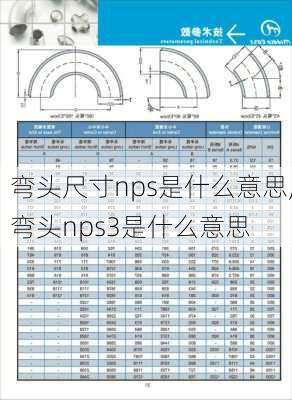 弯头尺寸nps是什么意思,弯头nps3是什么意思