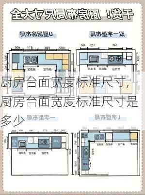 厨房台面宽度标准尺寸,厨房台面宽度标准尺寸是多少