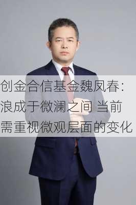 创金合信基金魏凤春：浪成于微澜之间 当前需重视微观层面的变化