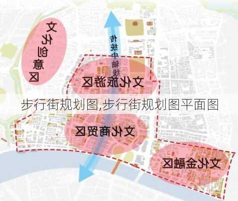 步行街规划图,步行街规划图平面图