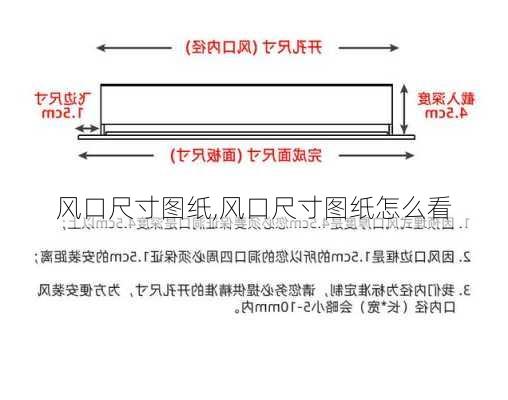 风口尺寸图纸,风口尺寸图纸怎么看