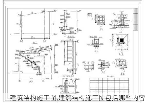 建筑结构施工图,建筑结构施工图包括哪些内容