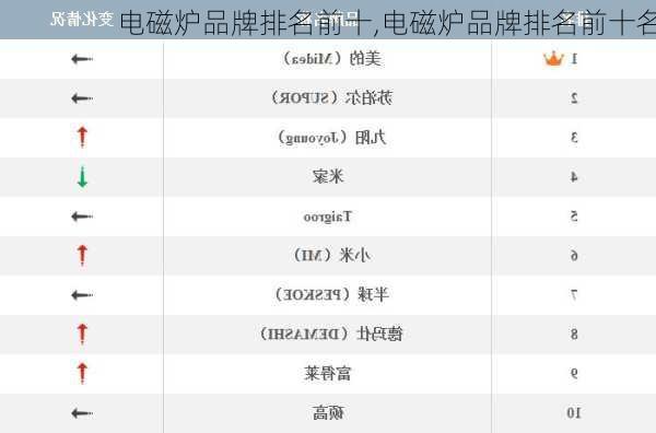 电磁炉品牌排名前十,电磁炉品牌排名前十名