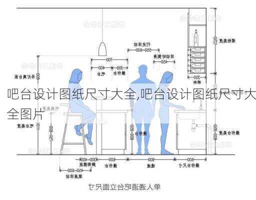 吧台设计图纸尺寸大全,吧台设计图纸尺寸大全图片