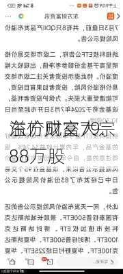 东方财富大宗
溢价成交79.88万股