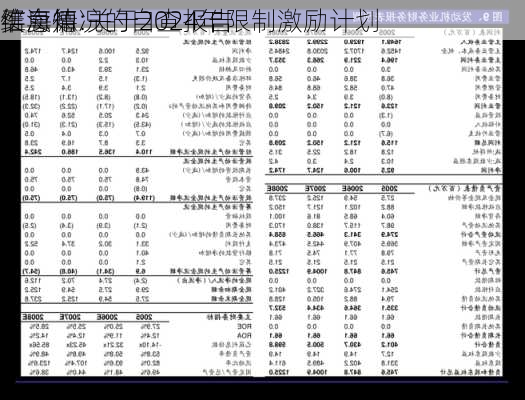 维海德:关于2024年限制激励计划
信息知
买卖情况的自查报告