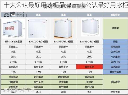 十大公认最好用冰柜品牌,十大公认最好用冰柜品牌排行