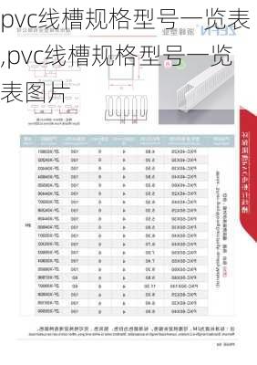 pvc线槽规格型号一览表,pvc线槽规格型号一览表图片