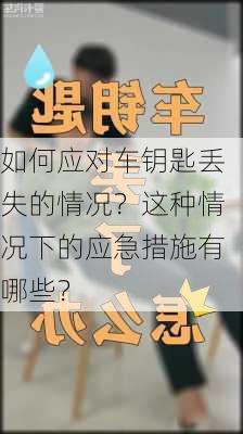 如何应对车钥匙丢失的情况？这种情况下的应急措施有哪些？