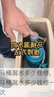 马桶漏水多少钱修,马桶漏水多少钱修一次