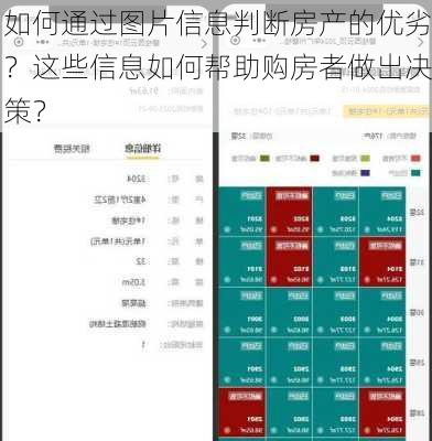 如何通过图片信息判断房产的优劣？这些信息如何帮助购房者做出决策？