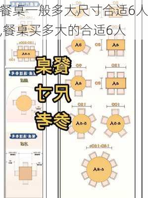 餐桌一般多大尺寸合适6人,餐桌买多大的合适6人