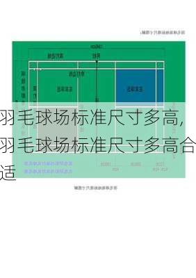 羽毛球场标准尺寸多高,羽毛球场标准尺寸多高合适