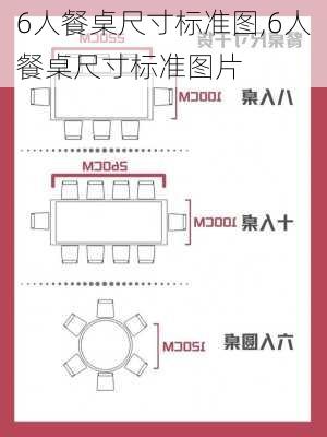 6人餐桌尺寸标准图,6人餐桌尺寸标准图片