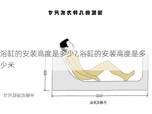 浴缸的安装高度是多少?,浴缸的安装高度是多少米