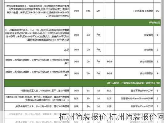 杭州简装报价,杭州简装报价网