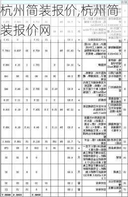 杭州简装报价,杭州简装报价网