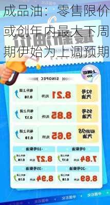 成品油：零售限价或创年内最大下周期伊始为上调预期