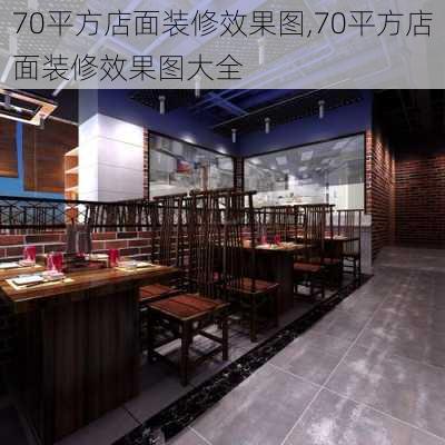 70平方店面装修效果图,70平方店面装修效果图大全