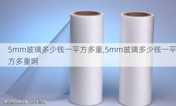 5mm玻璃多少钱一平方多重,5mm玻璃多少钱一平方多重啊