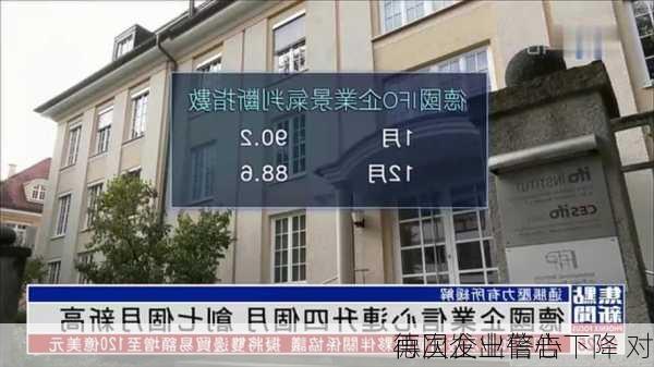 德国企业信心下降 对
再次发出警告