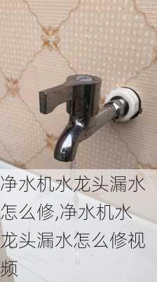 净水机水龙头漏水怎么修,净水机水龙头漏水怎么修视频