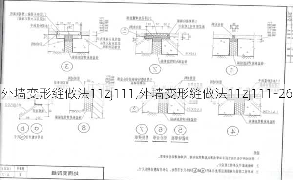 外墙变形缝做法11zj111,外墙变形缝做法11zj111-26