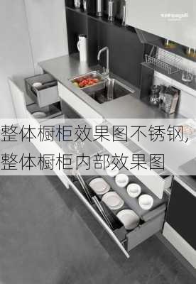 整体橱柜效果图不锈钢,整体橱柜内部效果图