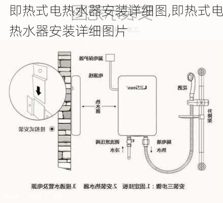 即热式电热水器安装详细图,即热式电热水器安装详细图片