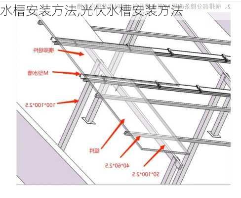 水槽安装方法,光伏水槽安装方法