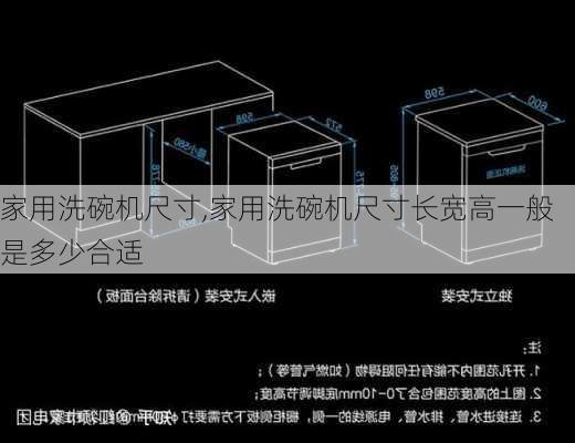 家用洗碗机尺寸,家用洗碗机尺寸长宽高一般是多少合适