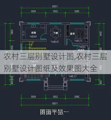 农村三层别墅设计图,农村三层别墅设计图纸及效果图大全