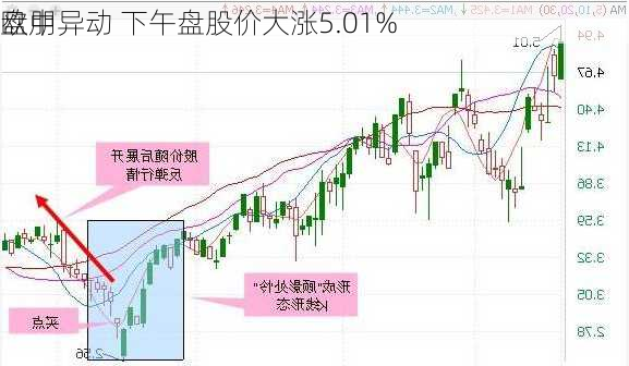 欧朋
盘中异动 下午盘股价大涨5.01%